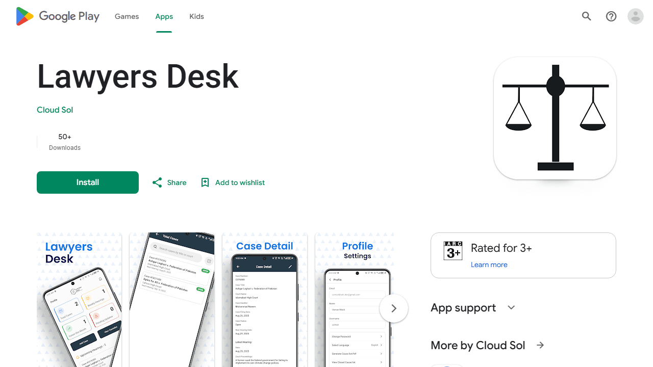 Lawyers Desk preview