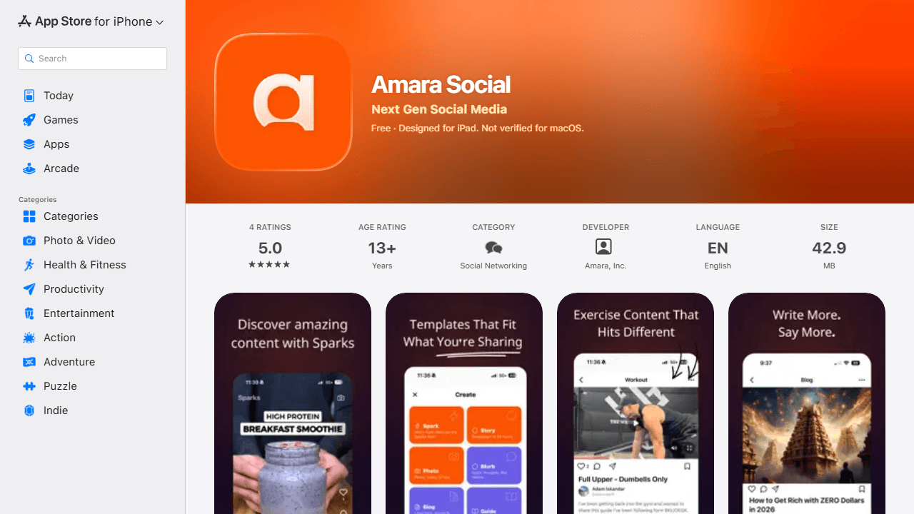 Amara Social preview