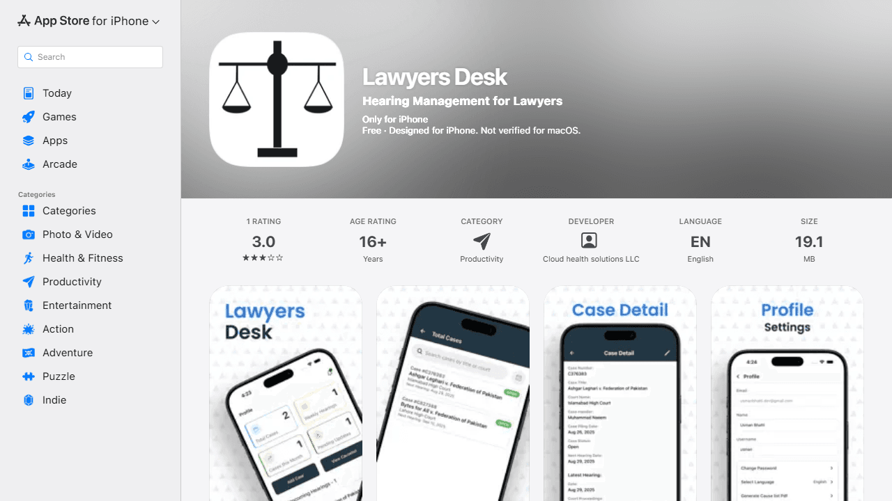 Lawyers Desk preview