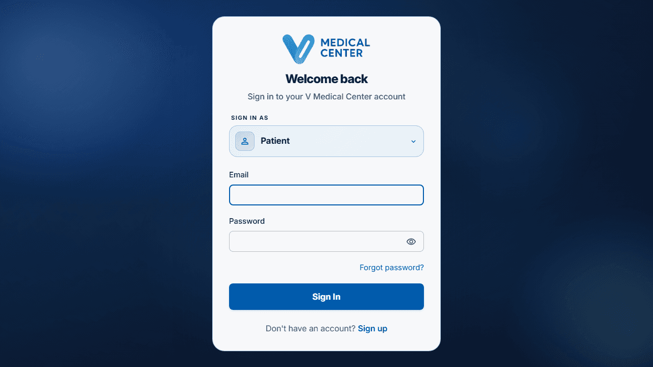 V-Med Client preview