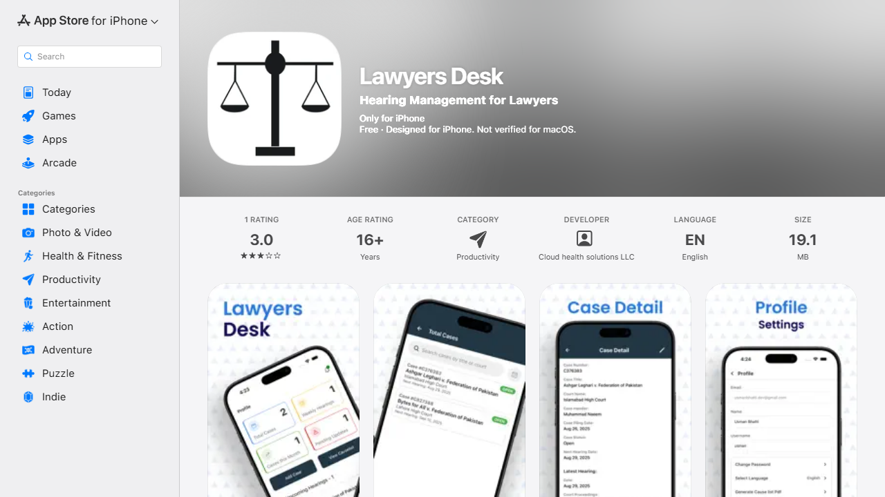 Lawyers Desk preview