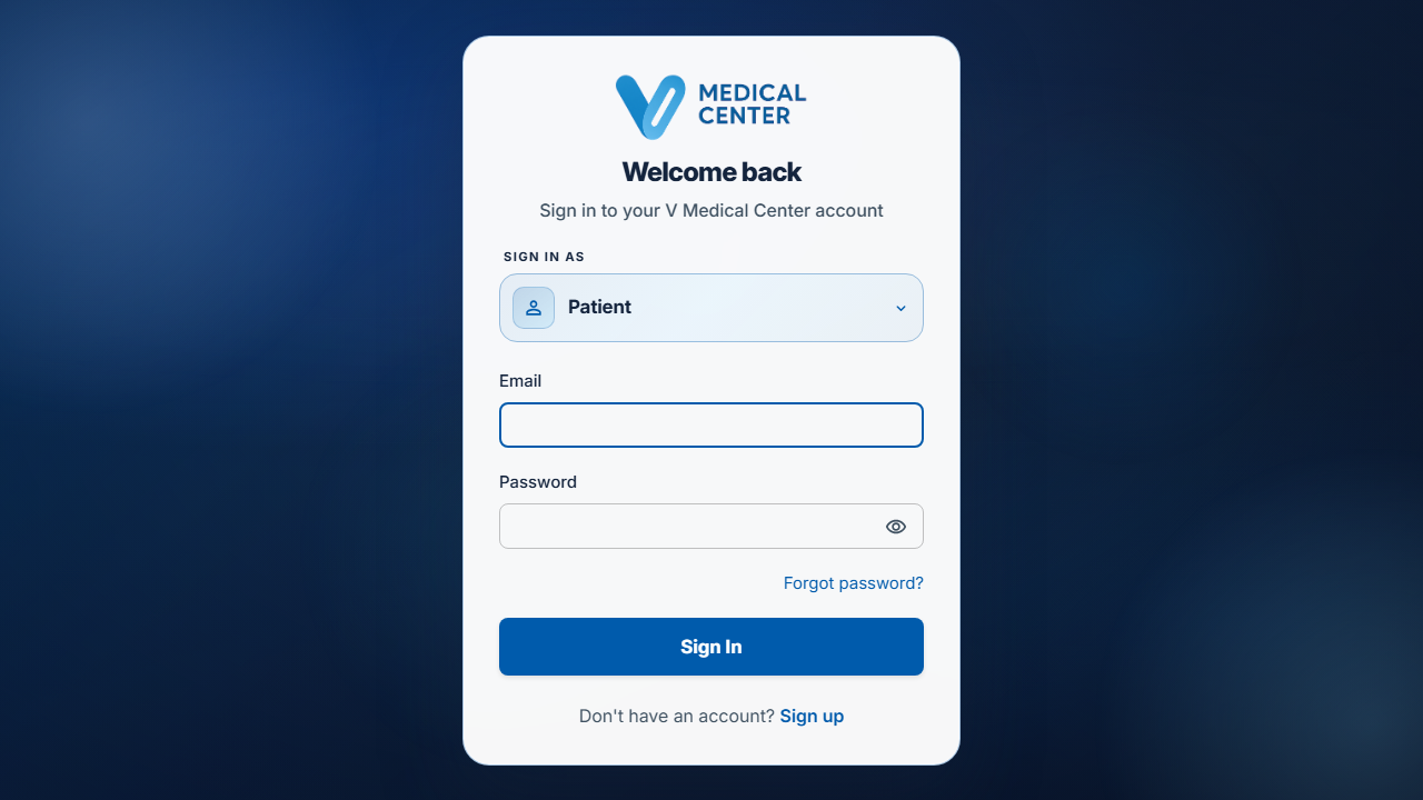 V-Med Client preview